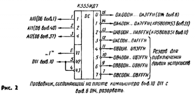 К555ид7 схема включения